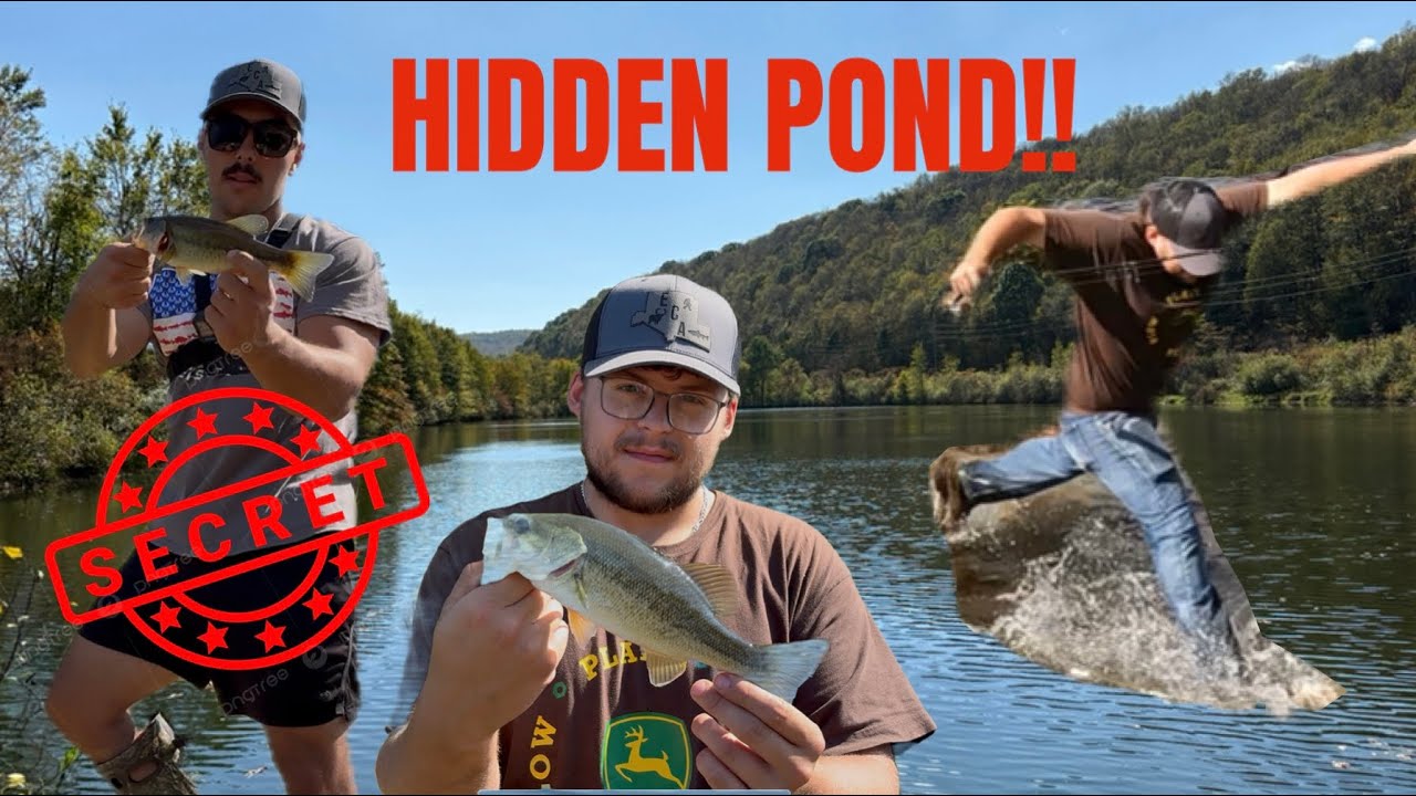We Fished a SECRET Bass Pond!