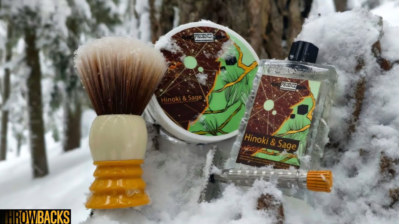 Hinoki & Sage Phoenix Shaving Review Snow Shave