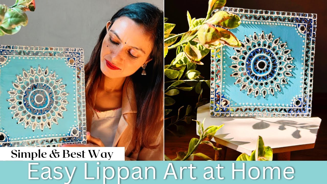 DIY Lippan Art Decor | How To Make Lippan Art at Home | Easy Indian DIY Wall Hanging |