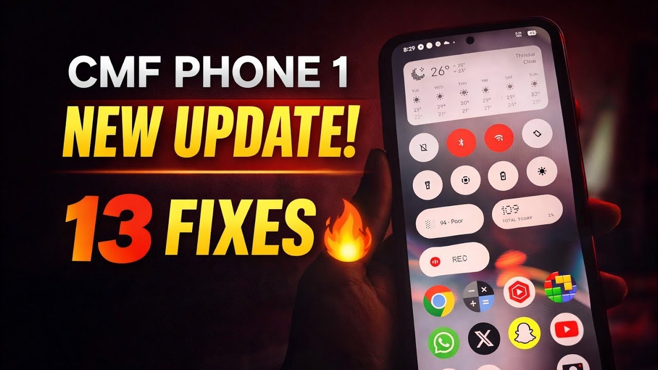 CMF Phone 1 New Software Update 🔥 | 13 Major Fixes, Changes & Improvements
