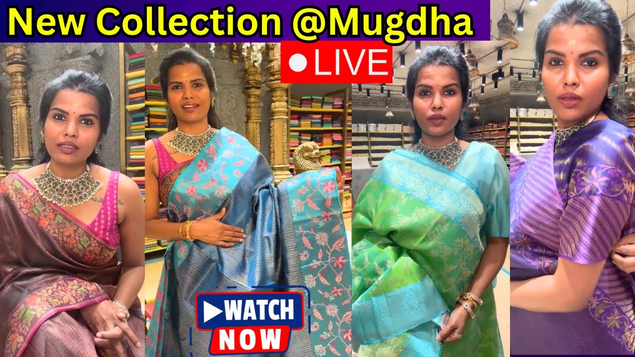 Mugdha KANCHIPURAM sarees |  #sashivangapalli #sareelove @brideessentials #mugdha