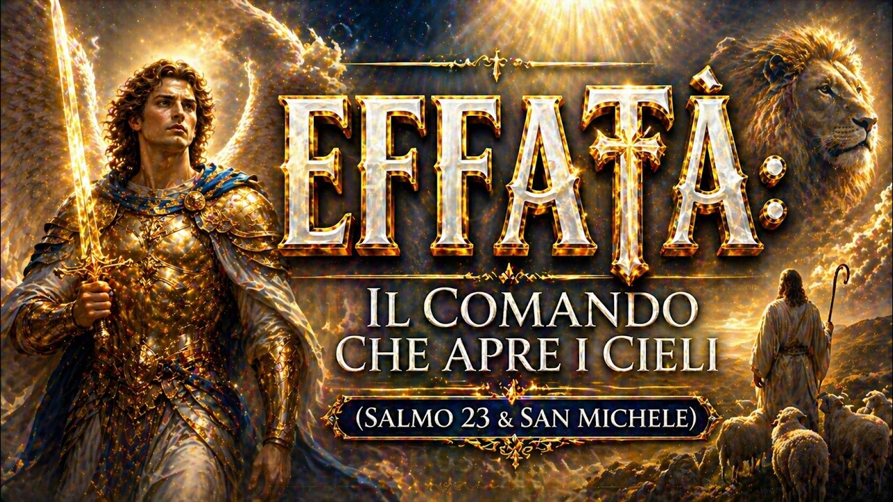 EFFATÀ: Il Comando che Apre i Cieli (Salmo 23 & San Michele)