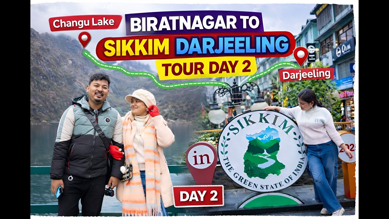 Biratnagar to Sikkim Darjeeling Tour Day 2 | Changu Lake 🇮🇳✨ | Gantok | Deeya Vlog | OSN