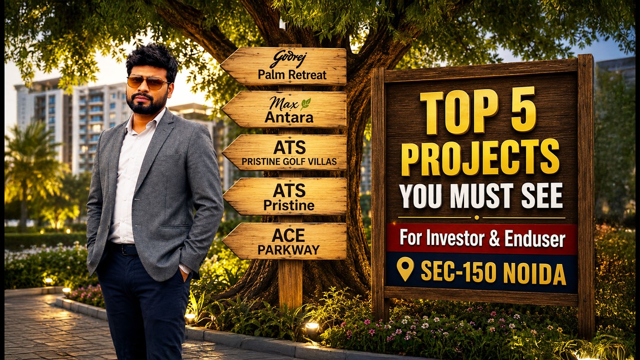 🔥 TOP 5 PROJECTS YOU MUST SEE | Sector-150 Noida | Best for Investors & End Users 🏡