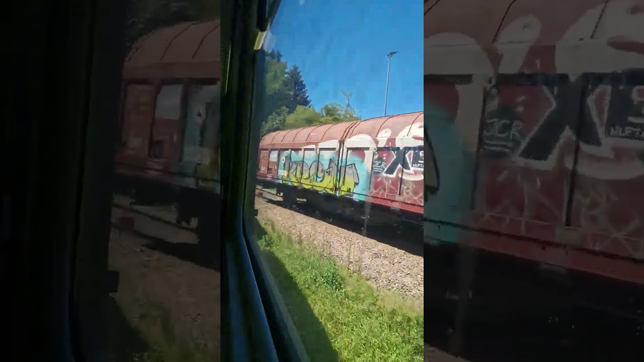 Juni 2025 Sursee Triengen Bahn aus dem Fenster
