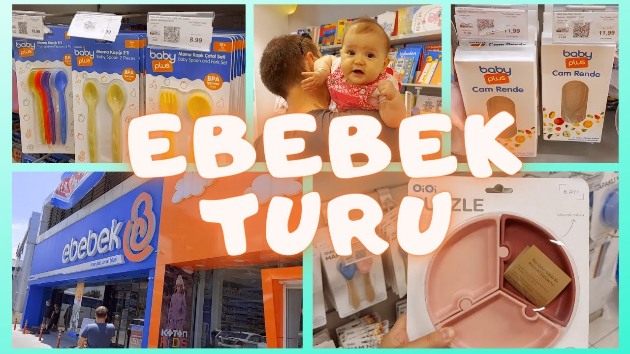EBEBEK TURU🛒 EK GIDA ALIŞVERİŞİ🛍NELER ALDIM? | EBEBEK ALIŞVERİŞİM | DENİZ KIZI EK GIDAYA  BAŞLIYOR !