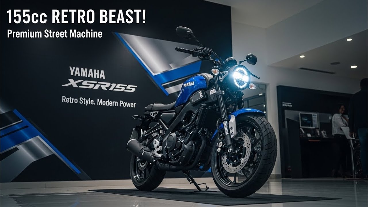 Yamaha XSR155 2026 India | Stylish Retro 155cc Bike | Showroom Walkaround & Features