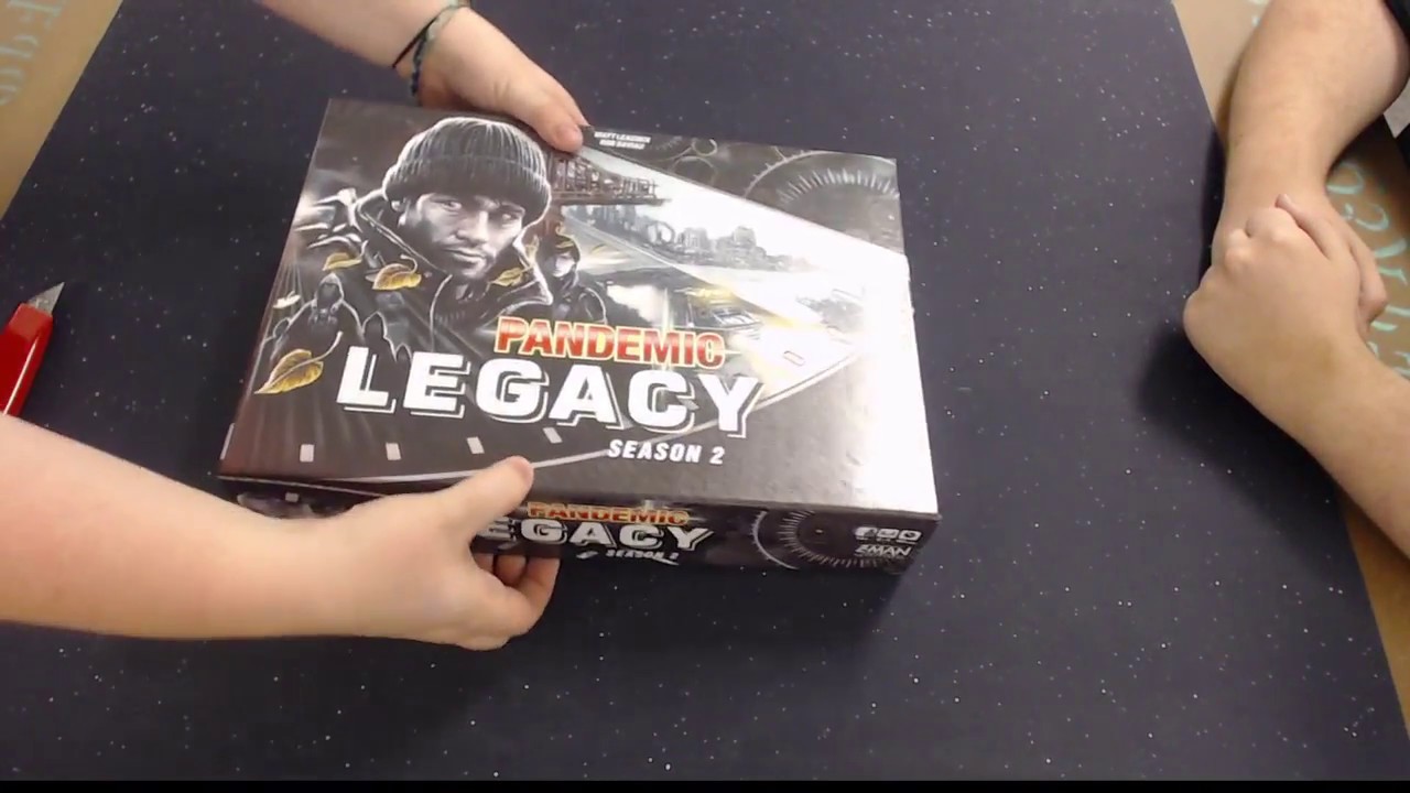 Pandemic legacy Season 2 Unboxing **Minimal Spoilers**