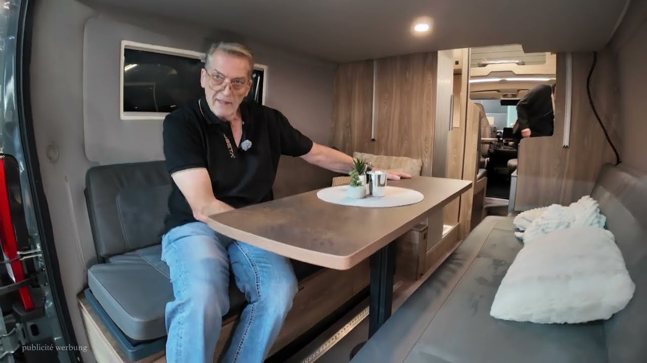 6m HECKSITZGRUPPE im WOHNMOBIL 2026 KASTENWAGEN Robeta Apollo Face to Face 3,5t mit Dusche XL Höhe