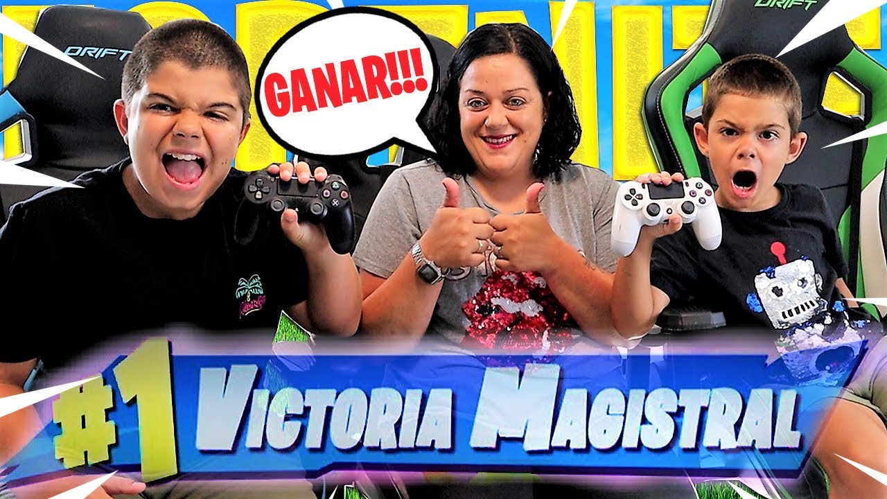 MI MADRE DECIDE NUESTRA PARTIDA Y GANAMOS EN FORTNITE CHALLENGE!!! MUY ÉPICO