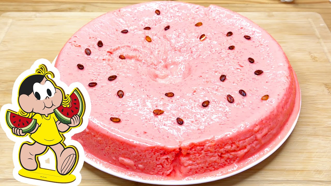 Receita de Mousse Mousse de Melancia Facil e Rapido