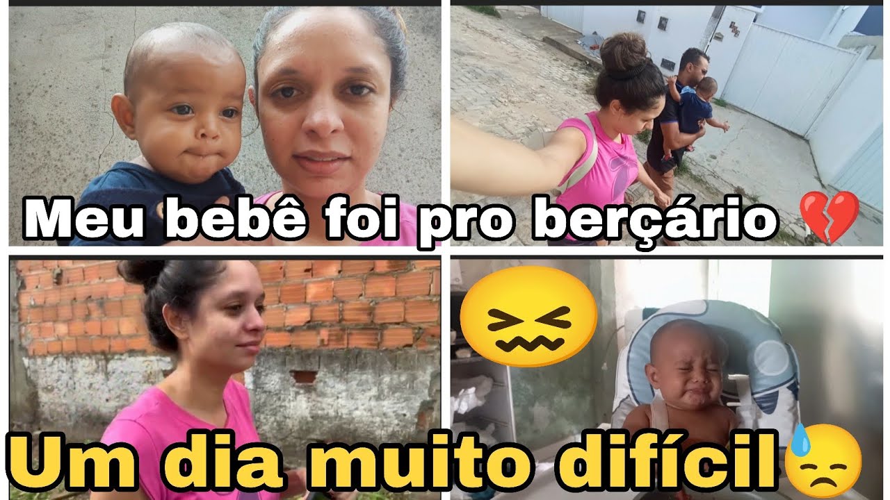 Primeiro dia no berçário aos 6 meses 💔 como foi a adaptação do meu bebê + introdução alimentar 