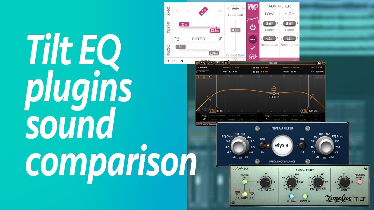 Tilt EQ plugins sound comparison