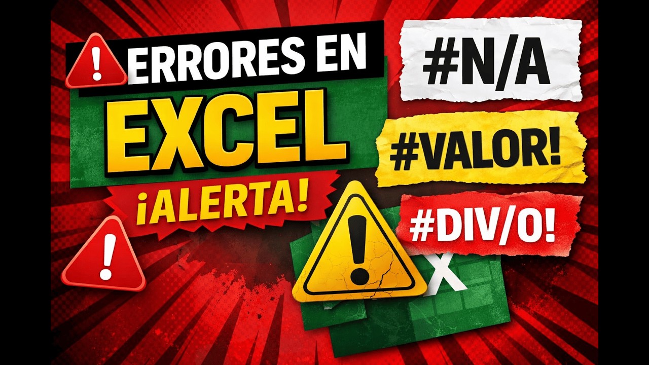 Guía completa de errores en Excel: aprende qué significan y cómo evitarlos