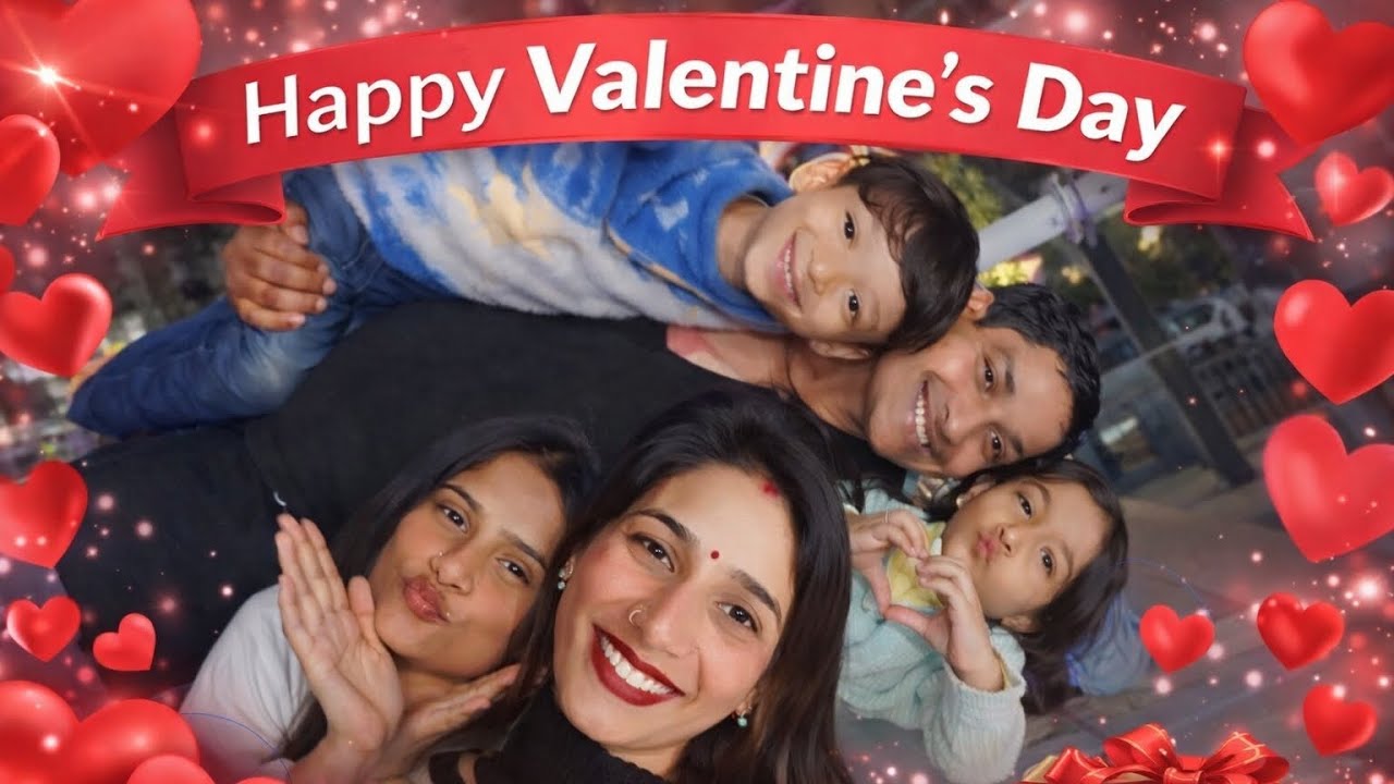 Velentine day with family #youtubvedio #entertainment #fun 😅😅🤗🤗