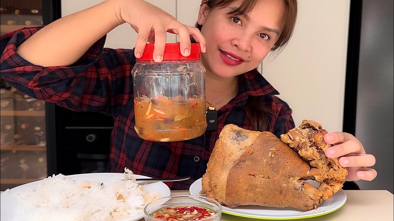 CRISPY PATA at ATSARA MUKBANG