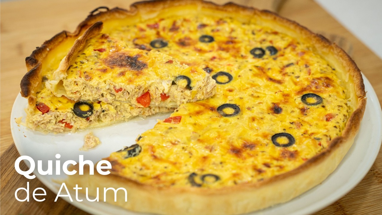 A MELHOR QUICHE DE ATUM que já provei (e super fácil!)