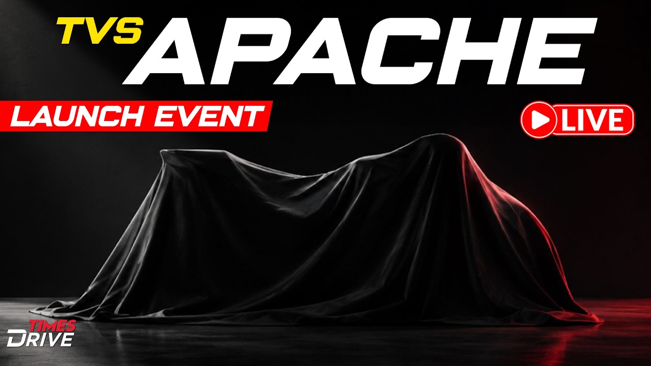 LIVE:  TVS Apache Launch | Festive variants, Features, Price and More | Times Drive