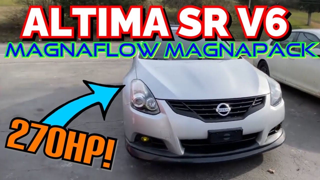 2012 Nissan Altima SR 3.5L V6 DUAL EXHAUST w/ MAGNAFLOW MAGNAPACK!