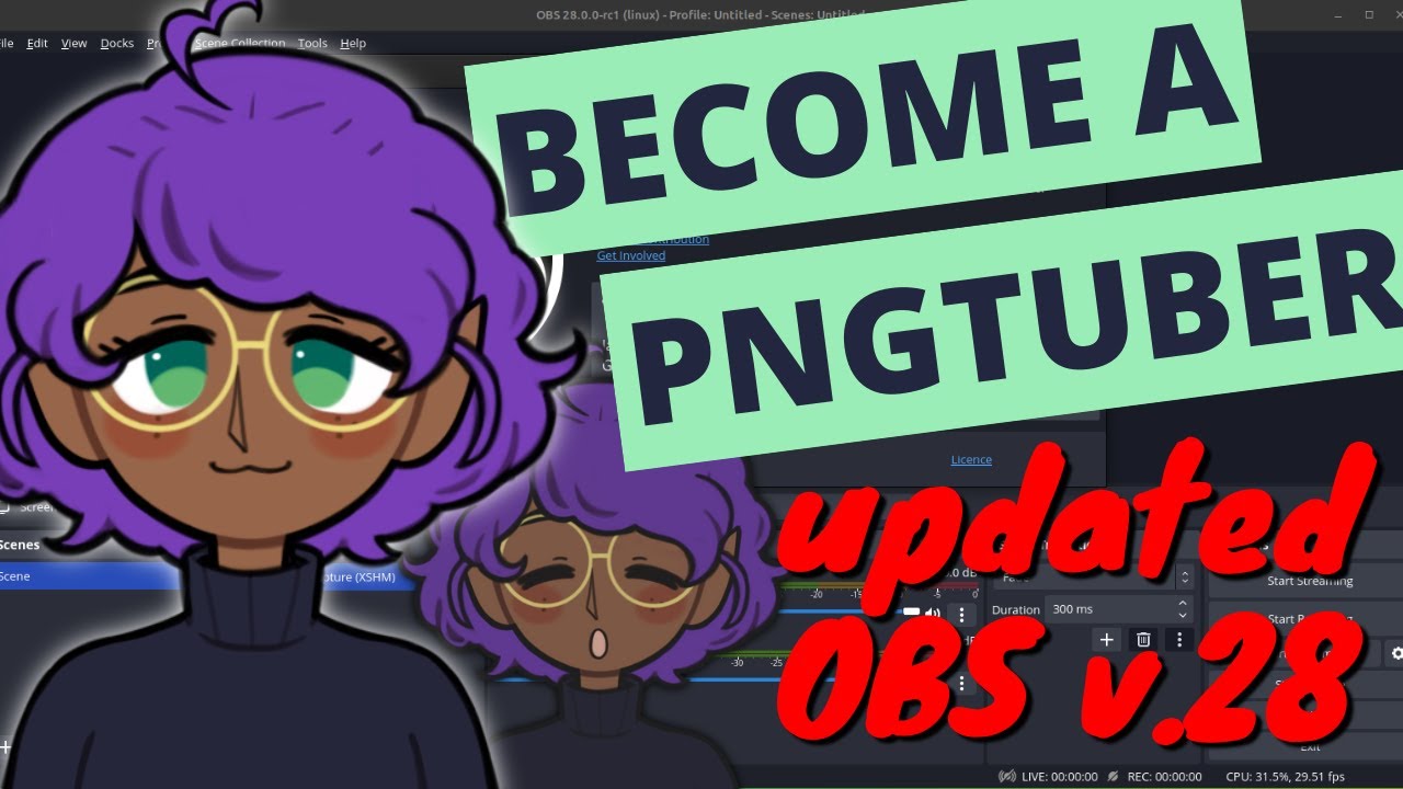 ОБНОВЛЕНО! Учебник PNGTUBER для OBS 28 &mdash; подробное пошаговое руководство #vtuber #pngtuber #tutorial