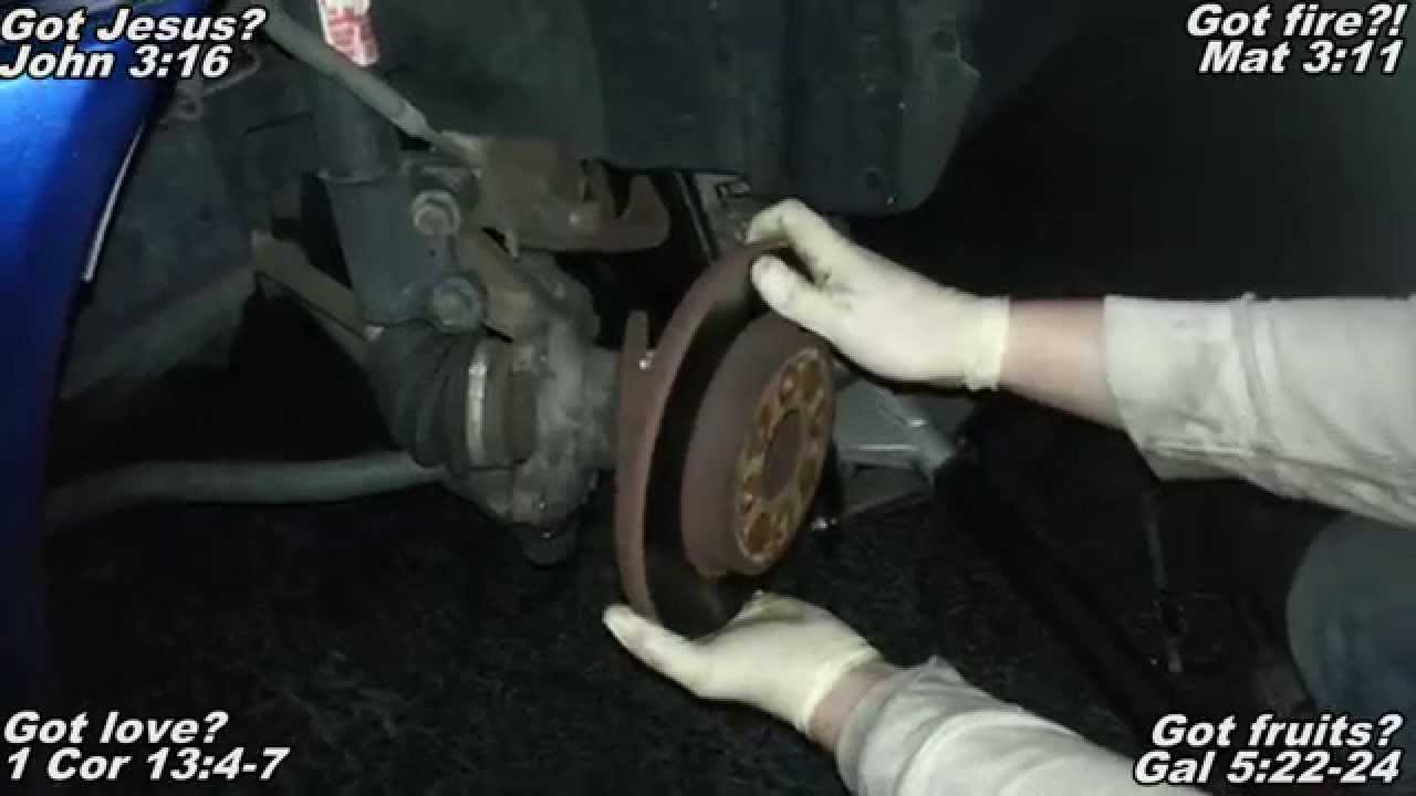 97-02 Saturn S series Front Brake Remove Replace 