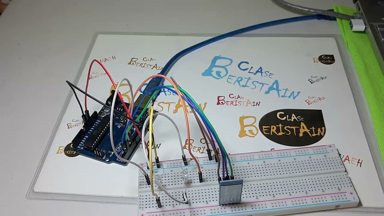 Práctica 13 Arduino.  Encendido de leds por Bluetooth