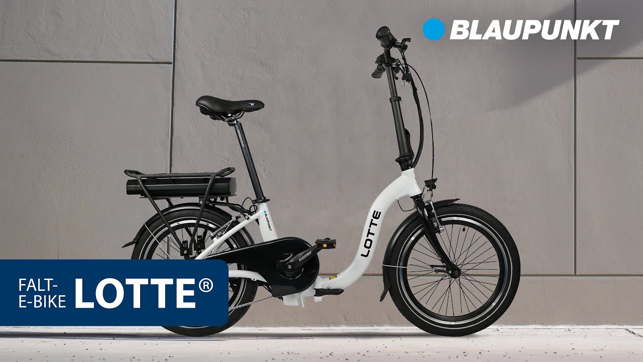Blaupunkt LOTTE&reg; / EMMI&reg;&ndash; Tiefeinsteiger Falt-E-Bike (Deutsch)