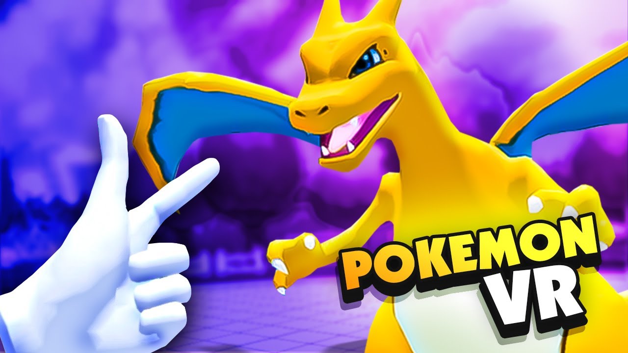 MY PET CHARIZARD is HUGE in VR! - Pokemon VR Alpha