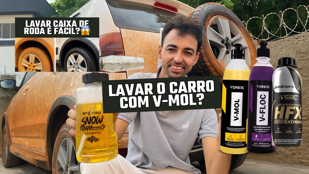 Como utilizar o VMOL, FLOC e HFX | LAVAGEM PROFISSIONAL! #vonixx #vmol #autolimpe