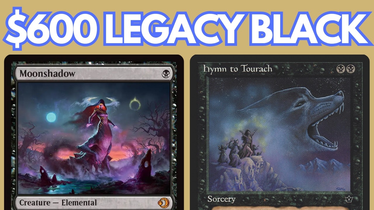TOURACH WANTS TO SING TO YOU! Legacy Mono Black with NO RESERVE LIST cards ft. Moonshadow MTG League