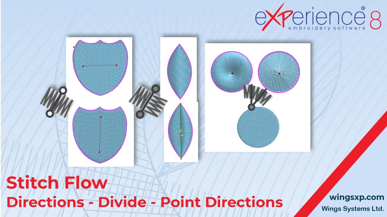 How to Use Stitch Flow to Control Stitch Direction and Divides - Level Advanced