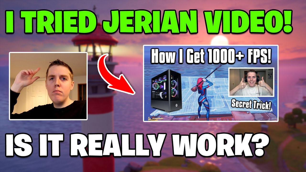 I Tried Jerian Double FPS Boost Settings Video (Is it work?)