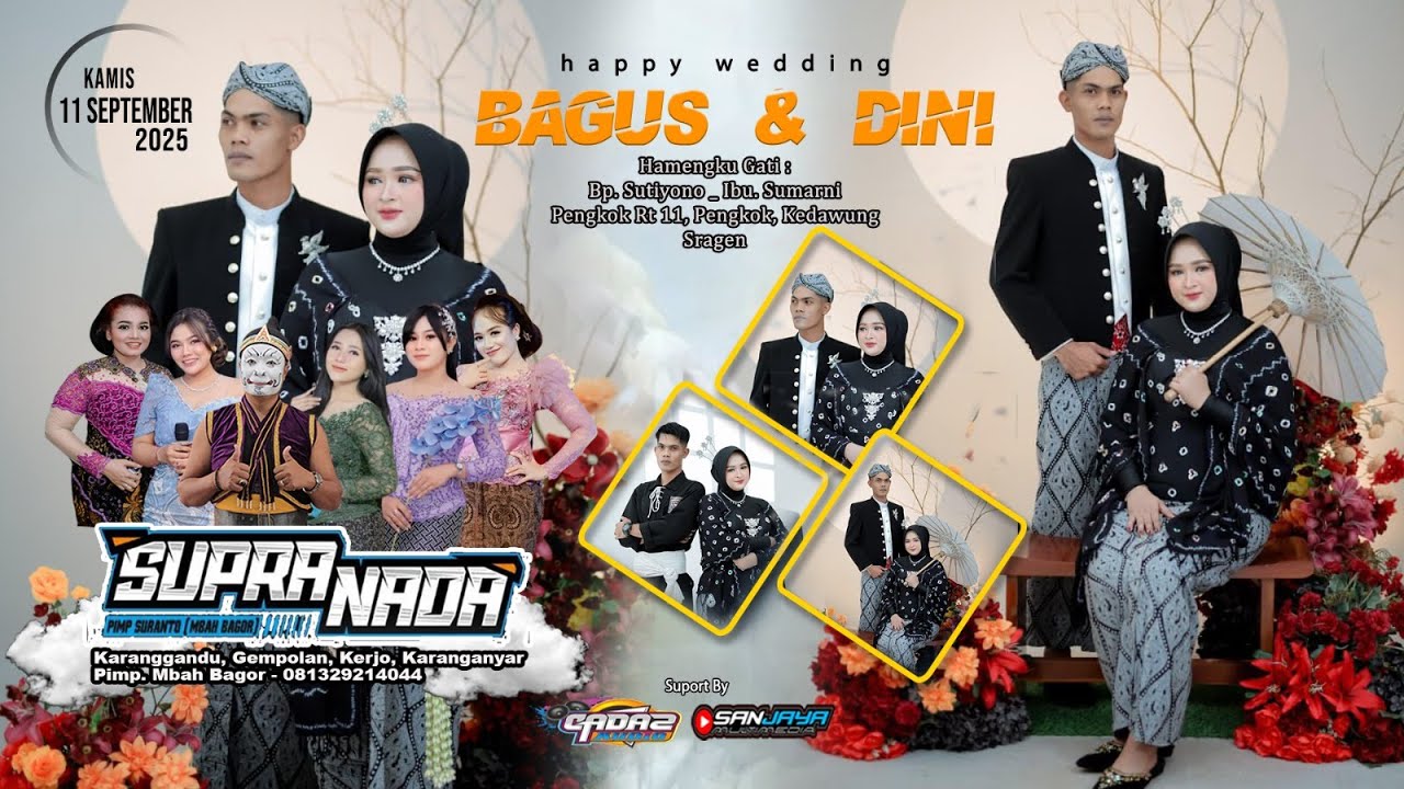 Live Cs. SUPRA NADA || CADAZ AUDIO -  Ngunduh Mantu 