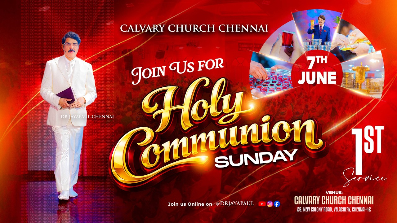 LIVE Sunday Service 1 | 07 June 2026 | Dr Jayapaul | Calvary Church | Telugu Christian Worship #ccc