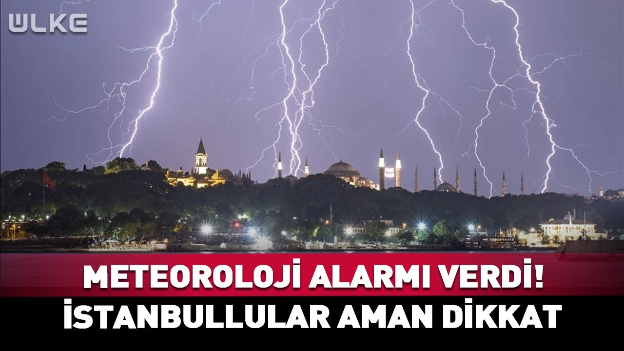 Meteorolojiden İstanbulluları Alarma Geçiren Uyarı! #haber