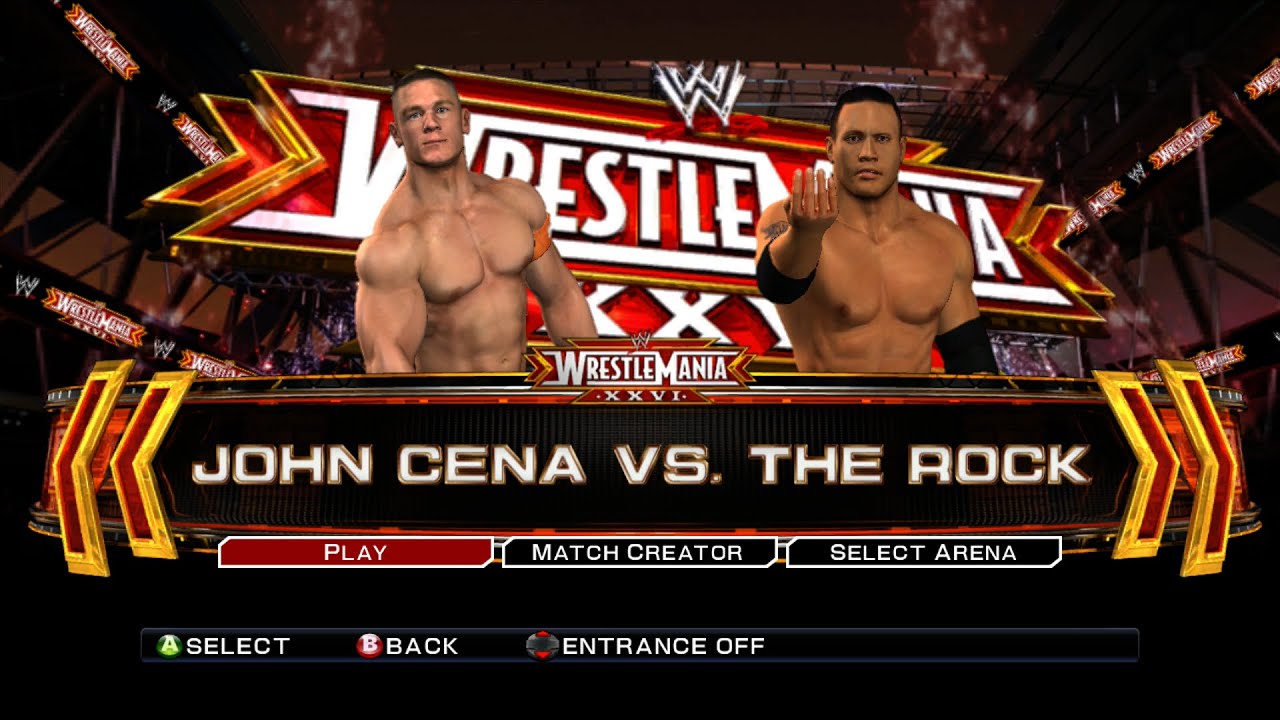 WWE SVR2011 | John Cena vs. The Rock