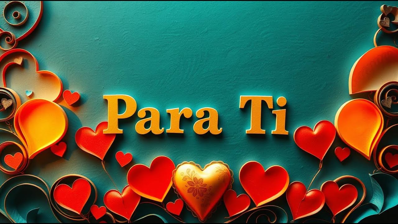 🎼 Mi voz y mi amor están aquí... por favor míralo 💞