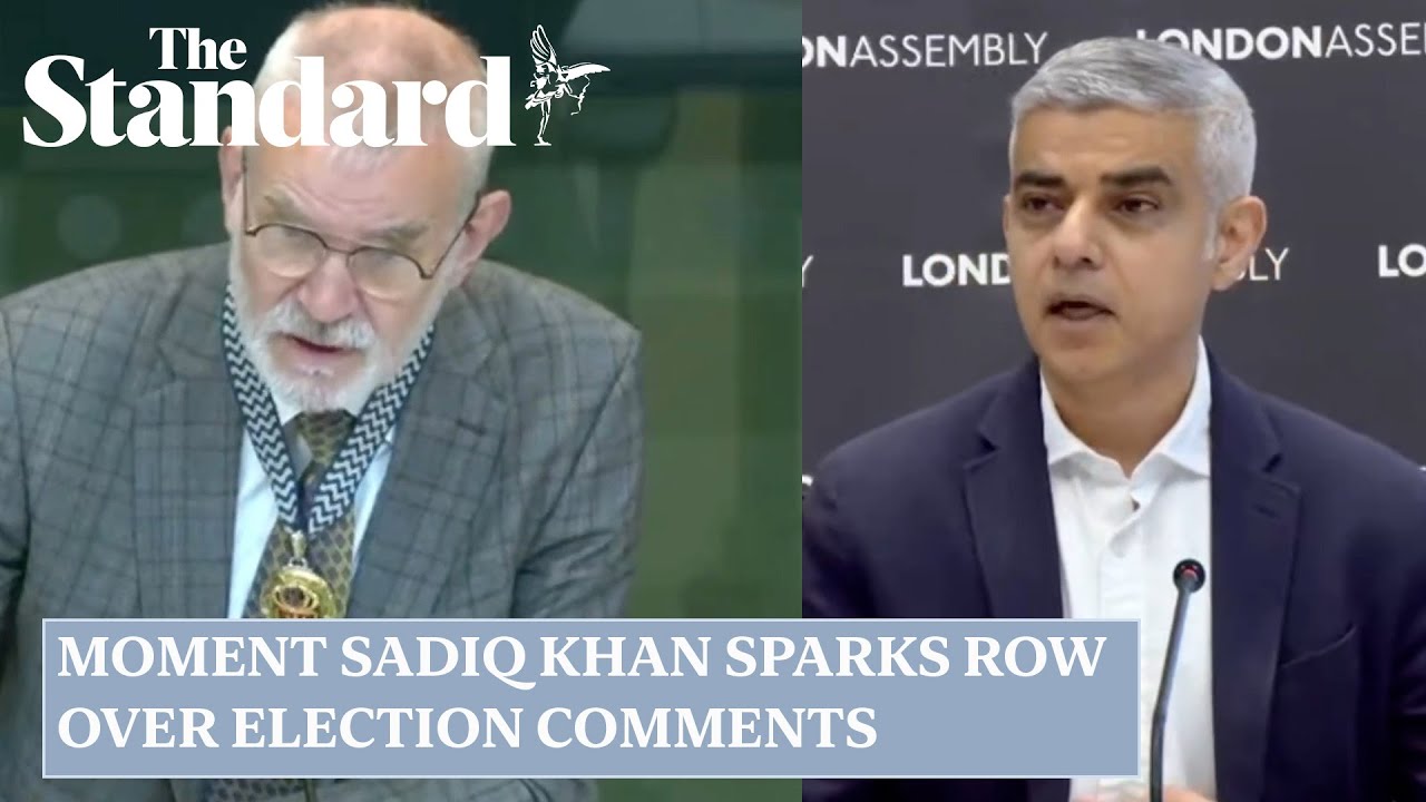 WATCH: Chair forced to adjourn London Assembly after Sadiq Khan sparks election row