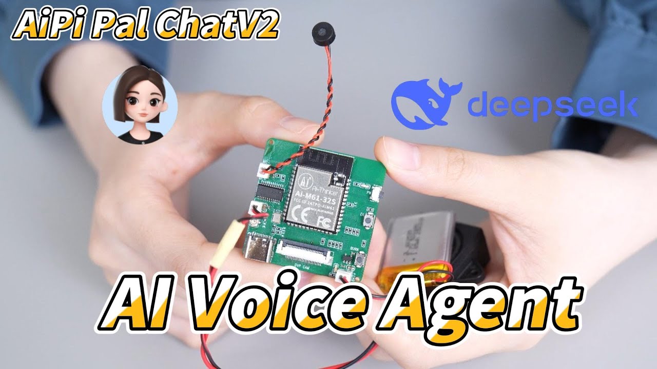✨Hands-Free AI Voice Interaction! 🔊 | AiPi PalChat V2 with Deepseek & Ai-M61-32S