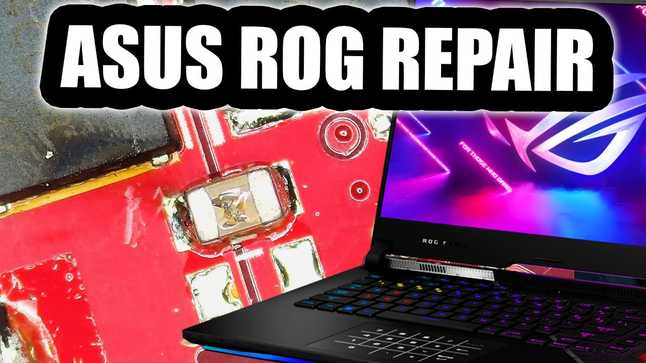 Игровой ноутбук ASUS ROG G531G не включается — сверхбыстрый ремонт материнской платы