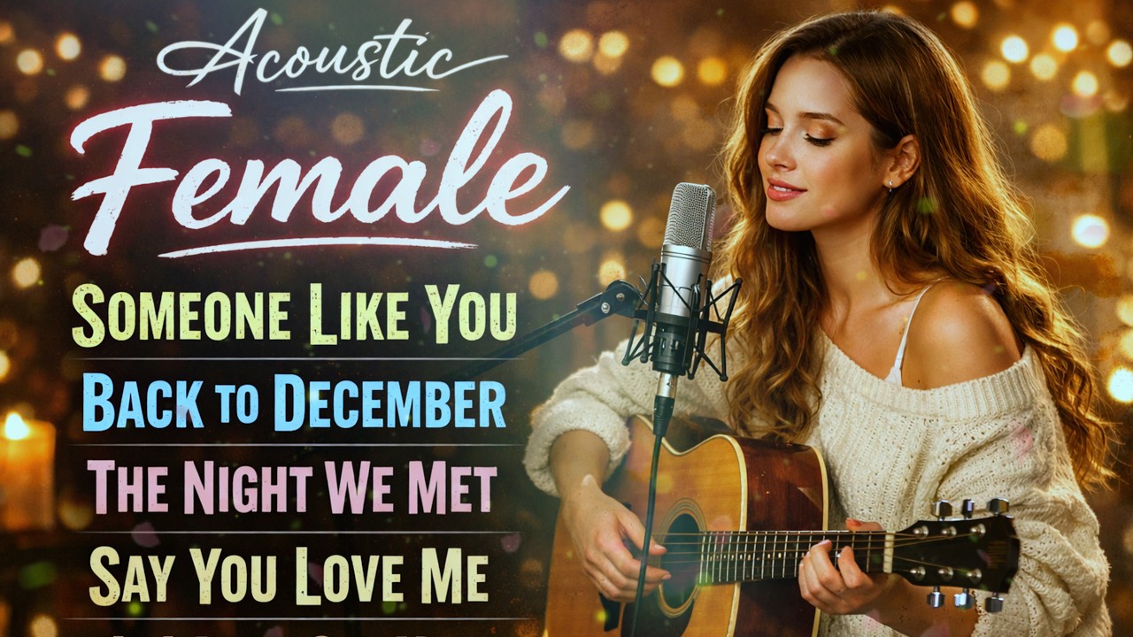 Beautiful Acoustic Female Song – Soft Emotional Guitar Music | Relaxing Acoustic Love Song
