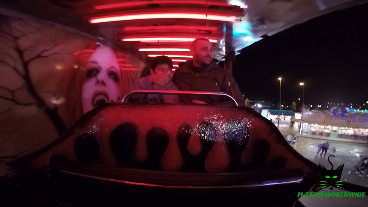 Haunted Adventure: MANSION DEL TERROR Onride POV at Feria de Pilar de Zaragoza 2016 🇪🇸