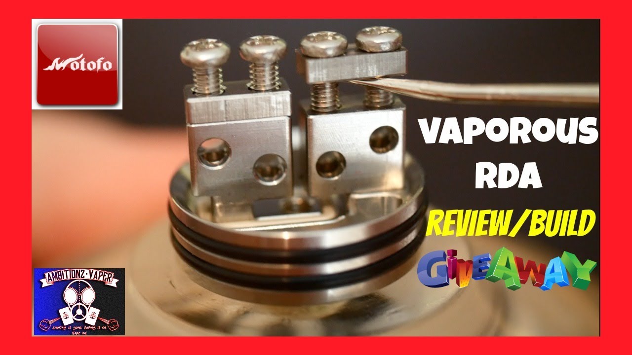 Wotofo Vaporous RDA Review/Build/Giveaway(closed)