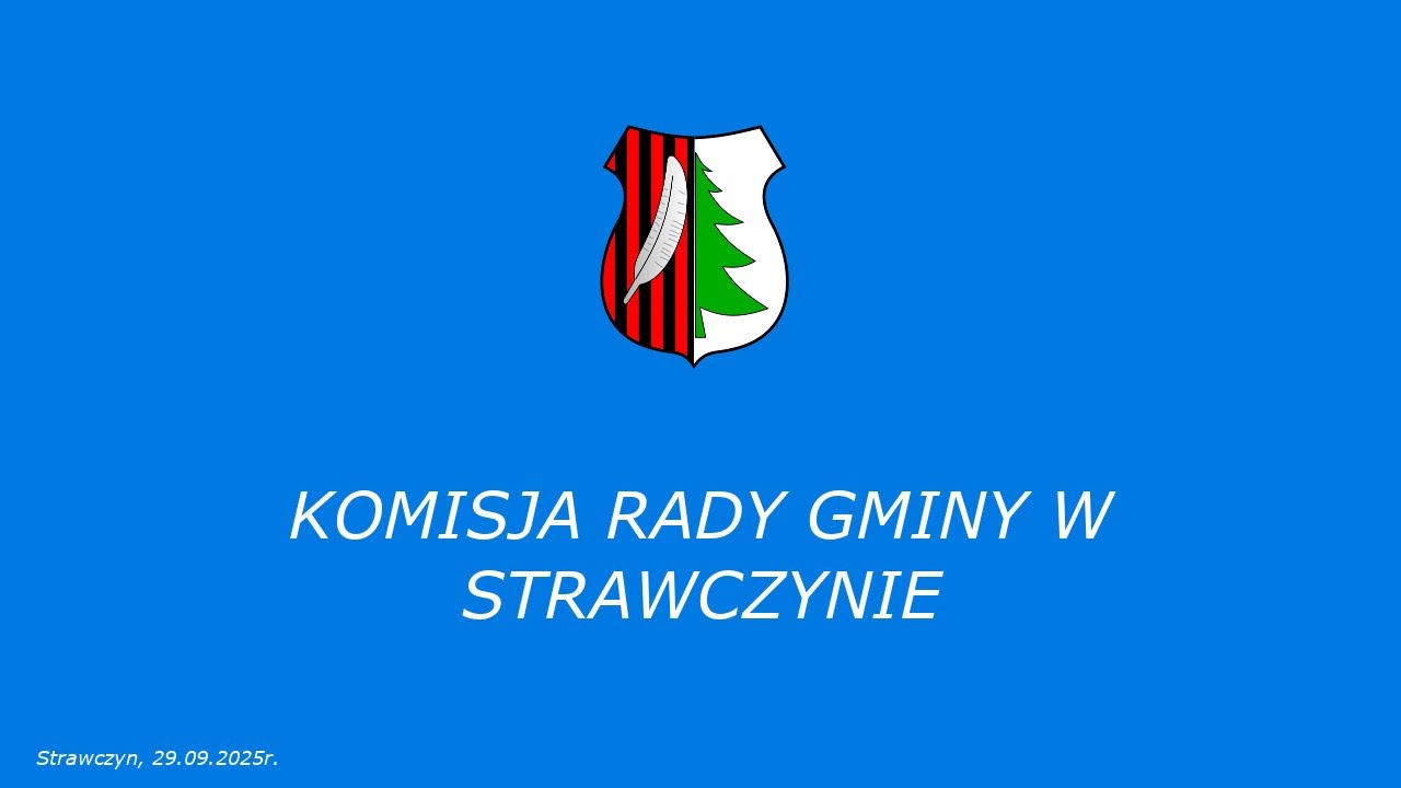 2025 09 29 Komisja Rady Gminy