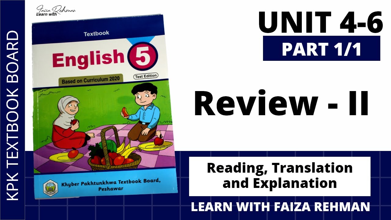 English | Class 5 | Review II