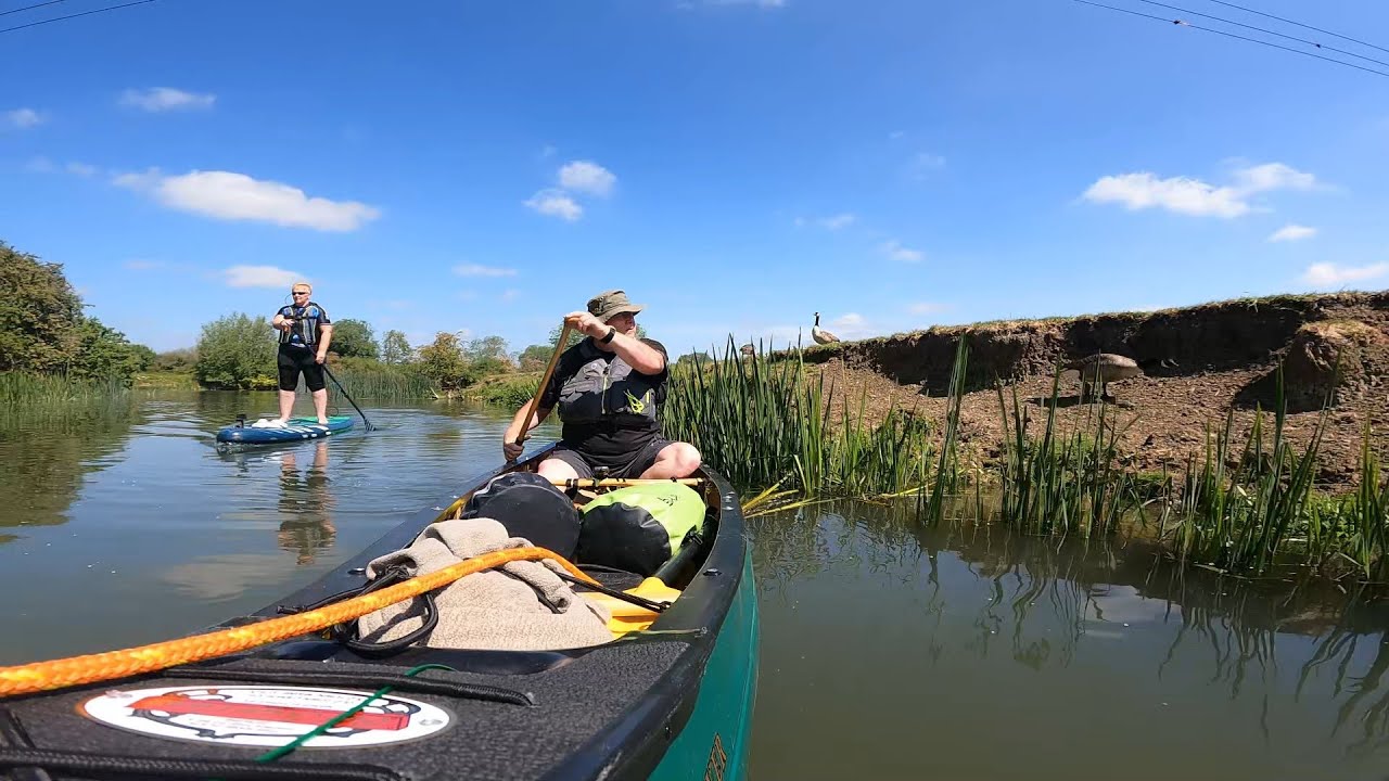 Canoeing & Supping On The River Thames At Lechlade