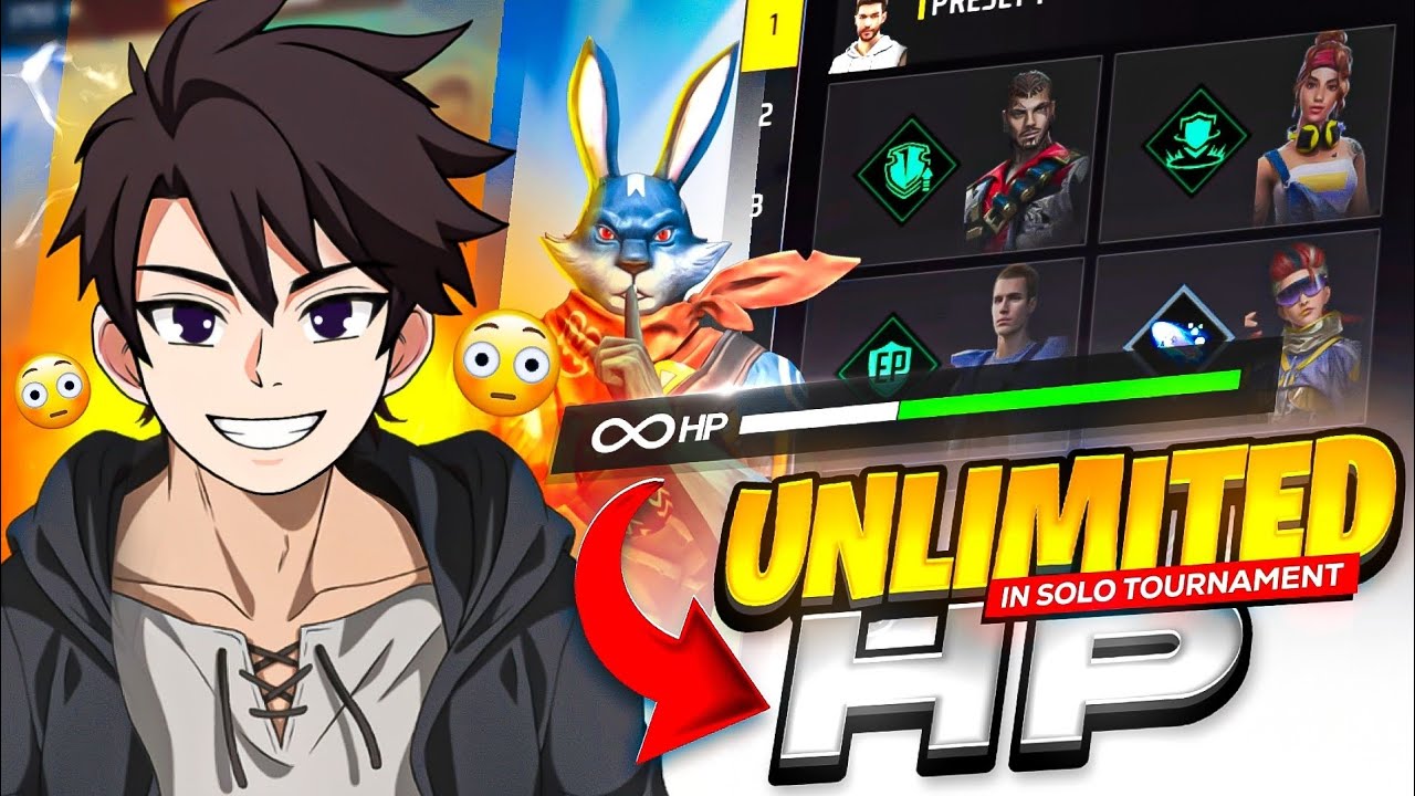 Unlimited hp 🤯 in solo tornament 🔥 Secret character skill combination 🥳😳 #freefire 