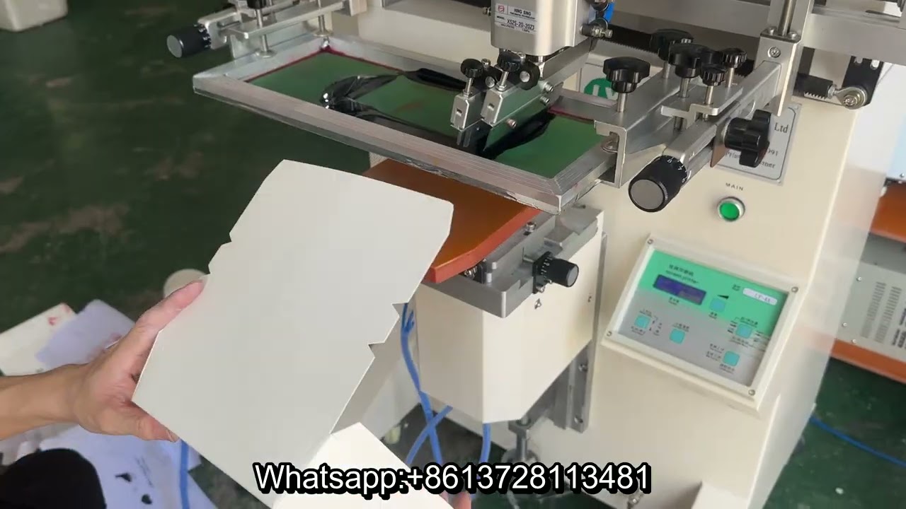 Screen printing machine LY-4A for flat paper bag lunch box