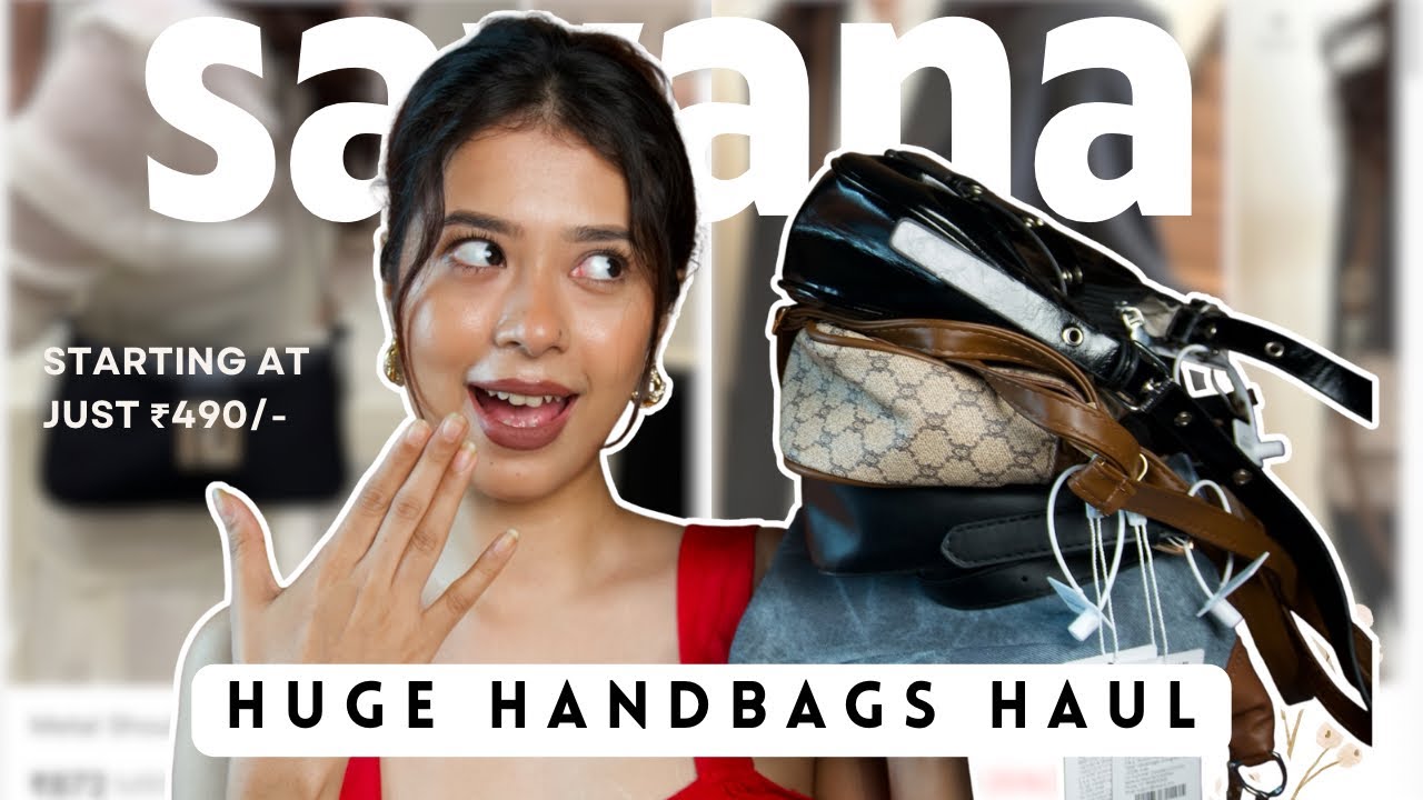 Savana Bags Haul| Starting At Just 490/- | #savanasale #savanabags #savanahaul