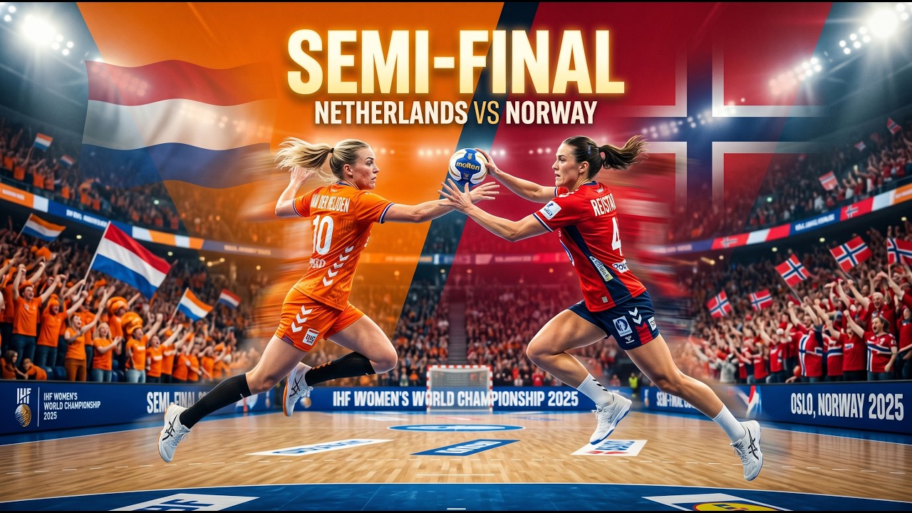 Netherlands vs Norway Semi Final 2025 Handball World